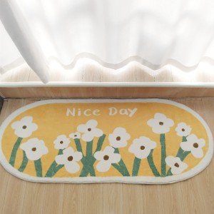 Nordic imitation cashmere girl bedroom bedside blanket bay window mat