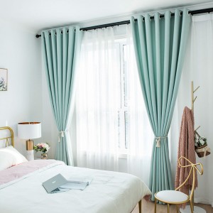 linen appearance curtains for living room high blackout solid color blackout curtains