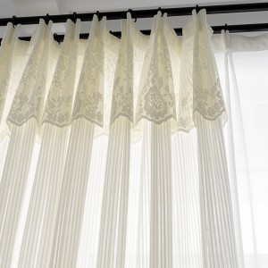 High Quality Living Room Modern Voile White Decorative Wedding Curtains