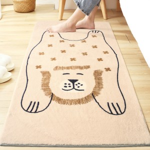 Simple imitation cashmere carpet household dirt-resistant mat