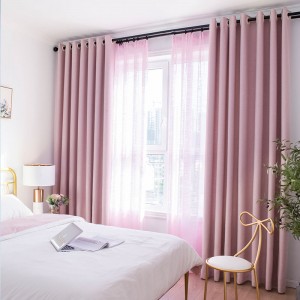 linen appearance curtains for living room high blackout solid color blackout curtains