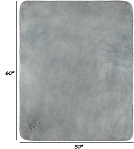 TEX-CEL ODM Polyester Reversible Weighted Light Grey Dog Waterproof Pet Blanket