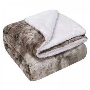 Wholesale Luxury Weighted Flannel Fleece Blanket, Super Soft Warm Sherpa Fleece Blanket for Baby