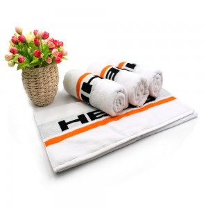 Fitness Jacquard Logo Cotton Sports Towel Factory Price Gym Towel