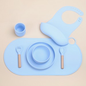 Toddler Christmas Custom Silicone Plate Kids Baby Feeding Placemat Set Waterproof Non Slip Silicone Table Place Mats
