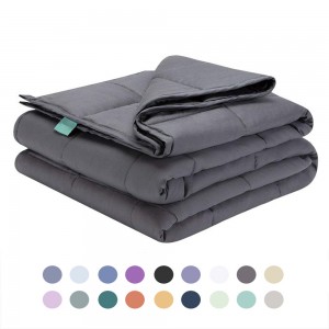 Oeko CE Certificated Ynm Cooling Bamboo Cooling Adult Kids Weighted Blanket For All Season