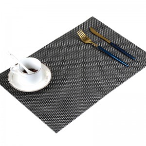 Placemats Washable PVC Dining Table Mats Heat Resistant Sustainable Woven Place Mats
