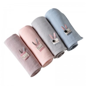 Wholesale simple patch cotton absorbent children’s face towel sustainable children’s face towel