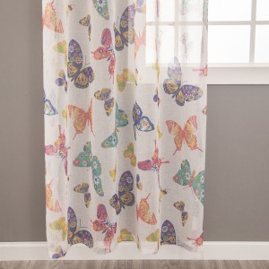 Butterfly Printed Curtain Screen Finished Curtain Yarn
