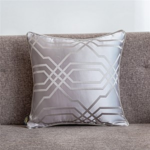 Cushion Pillow Geometric Design Throw Pillow Cover With Piping 45X45cm Cushion Covers Decorative Home