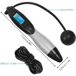 3M Digital Counting Speed Skipping Counter Wireless Jump Rope Indoor Outdoor Gym Fitness Cordless Calorie Skipping Rope