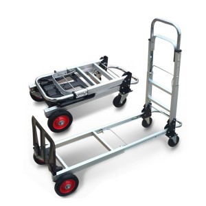Double function of being cart and hand trolley Aluminium alloy material