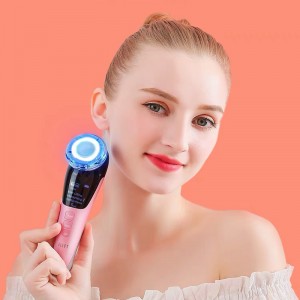 EMS Massager LED light therapy Sonic Vibration Wrinkle Removal Skin Tightening Hot Cool Treatment Skin Care Facial Beauty Device