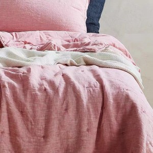 Cotton Linen Quilt Comforter duvet cover bed sheets Luxury Fabric Sets Bedding set