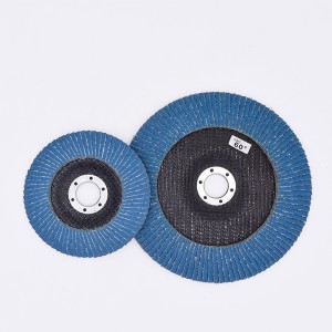 zirconia abrasive tools 5 inch 40 grit flap disk for metal polishing