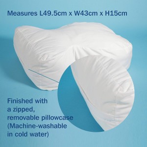 100% Cotton Hypoallergenic Soft Pillow Orthopedic For Back and Neck