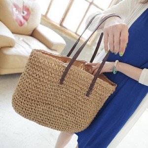 Straw Bag Woven Bag New Sen Beach Bag Travel Wild Holiday Handbag
