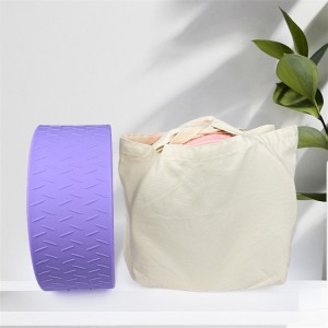 Factory directly hot sell Customized Yoga Balance Silica gel Wheel ABS Yoga Wheel