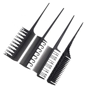 Factory price Pro salon tools Plastic hair color hair dye tint brush comb