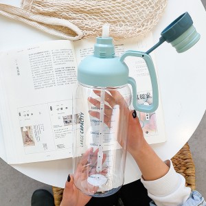 1.8l Large Capacity Sports Water Bottle Drinking Bottle Water Bottles Bpa Free Gym 1800ML Big Capacity Plastic Customized Color