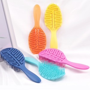 Paddle Massage Twist Comb Dry Wet Hair Care Styling Tool Anti Tangle Anti-static Elastic Flexible Detangle Hairbrush