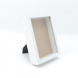 MDF Black or White shadow box photo picture frames made in China