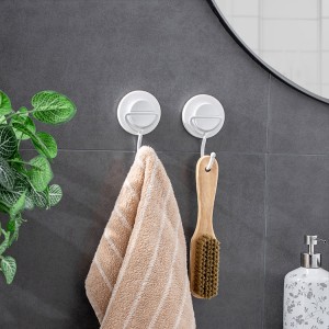 Bathroom 5KG Magic Strong Bearing Wall Mount Hook Clothes Suction Cup Hooks Towel Hanger Wall hooks