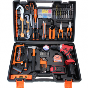 Factory Multi Set Storage Power Accessories Case heavy duty outdoor household repair tools set Plastic Tool Box