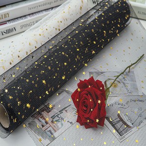 Custom Heart Wrapped Scrapbook Decorate Gauze Gypsophila Flowers Wrapping Paper Bouquet Floristry Gift Craft Paper Supplies