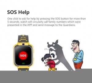 Child Smart Watch E02 Kids SOS Emergency Calling GPS Tracking Kids Smartwatch Baby Safe Monitor Wristwatch for Boys and Girls