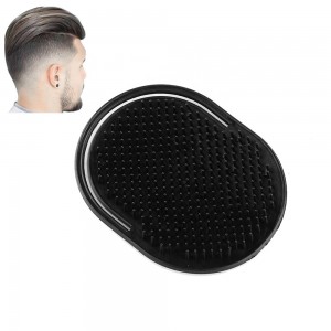 QY Shampoo Comb Pocket Men Beard Mustache Palm Scalp Massage Black Hair Care Travel Portable Hair Comb Brush Styling Tools