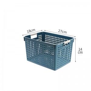 Multi functional Daily Necessities Plastic Storage Baskets Bins Organizer for Bathroom Office Home