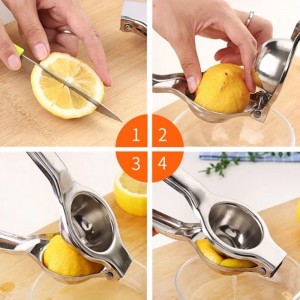 Stainless Steel Citrus Fruits Juicer Hand Manual Orange Juicer Kitchen Tools Juice Fruit Pressing Lemon Squeezer
