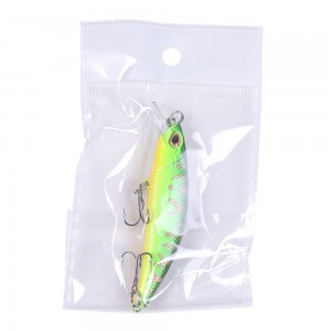 Wholesale 6cm 4.5g ABS Hard Plastic Sinking Mini Minnow Fishing Lures With 3D Eyes