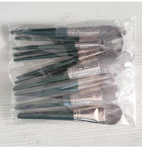 Wholesale Wood Handle 14pcs Makeup Brush Set Private Label Cosmetic Makeup & Tools