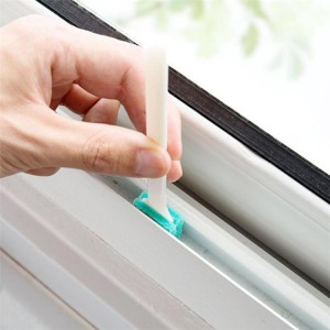 3pcsset Multipurpose Window Door Keyboard Cleaning Brush Household Cleaner Kitchen Hood Window Groove Cleaning Tools