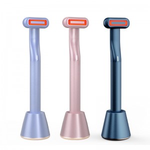Home Use Beauty Equipment Ems Rf Led Vibrating Anti Aging Facial Massager Skin Firming Face Wrinkle Remover Neck Lift Device USB