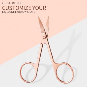 Wholesale Makeup Tools, custom logo eyelash eyebrow trimmer Cosmetic Scissors beauty scissors