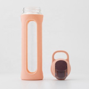 Hot new products for Eco-Friendly Custom Borosilicate Glass Water Bottle