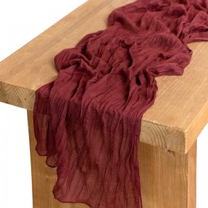 dining table cheese cloth table runner holiday table runners