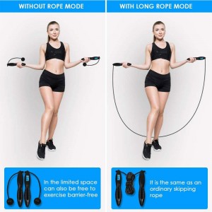 3M Digital Counting Speed Skipping Counter Wireless Jump Rope Indoor Outdoor Gym Fitness Cordless Calorie Skipping Rope