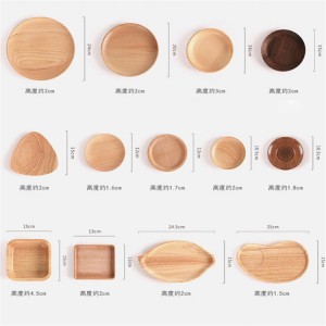 wholesale high quality home nature disposable bamboo plate