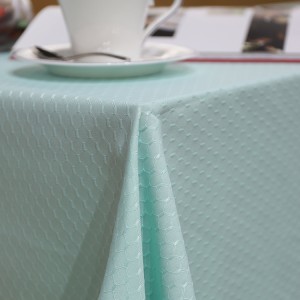 Custom Linen White Tablecloth Square Round Rectangle Polyester Jacquard Tablecloth Table Cloth For Picnic Banquet Wedding Home