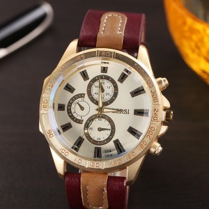 Men Quartz Watch Luxury Leather Sports Wristwatch Geneva Mechanical Watch(KKWT2006)