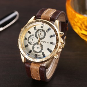 Men Quartz Watch Luxury Leather Sports Wristwatch Geneva Mechanical Watch(KKWT2006)