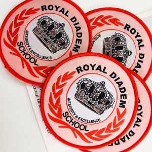Free Samples Customized iron patch iron on woven patch for garments accessories