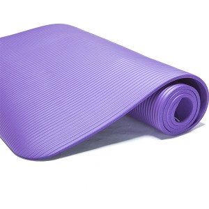 High Density Thick 15mm Exercise Printing Yoga custom Logo Wholesale NBR Mat