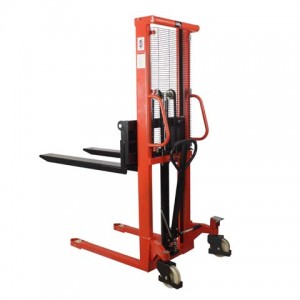 manual stacker hydraulic forklift trucks made in China 0.5123ton hydraulic hand operated forklift lifting tools and equipment