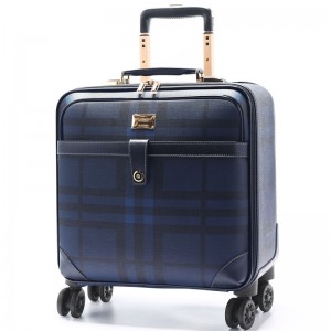 Cheap Print Trolley Luggage Travel Suitcase With Retractable Wheels