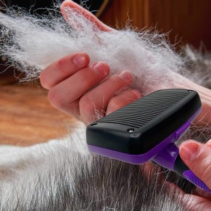 Wholesale Roller Plastic Grooming Cleaning Remove Pet Hair Slicker Brush